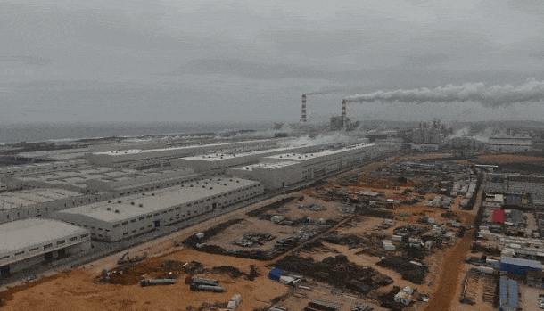 总投资220亿元的联盛林浆纸一体化项目期在漳州赤湖工业园全面投产