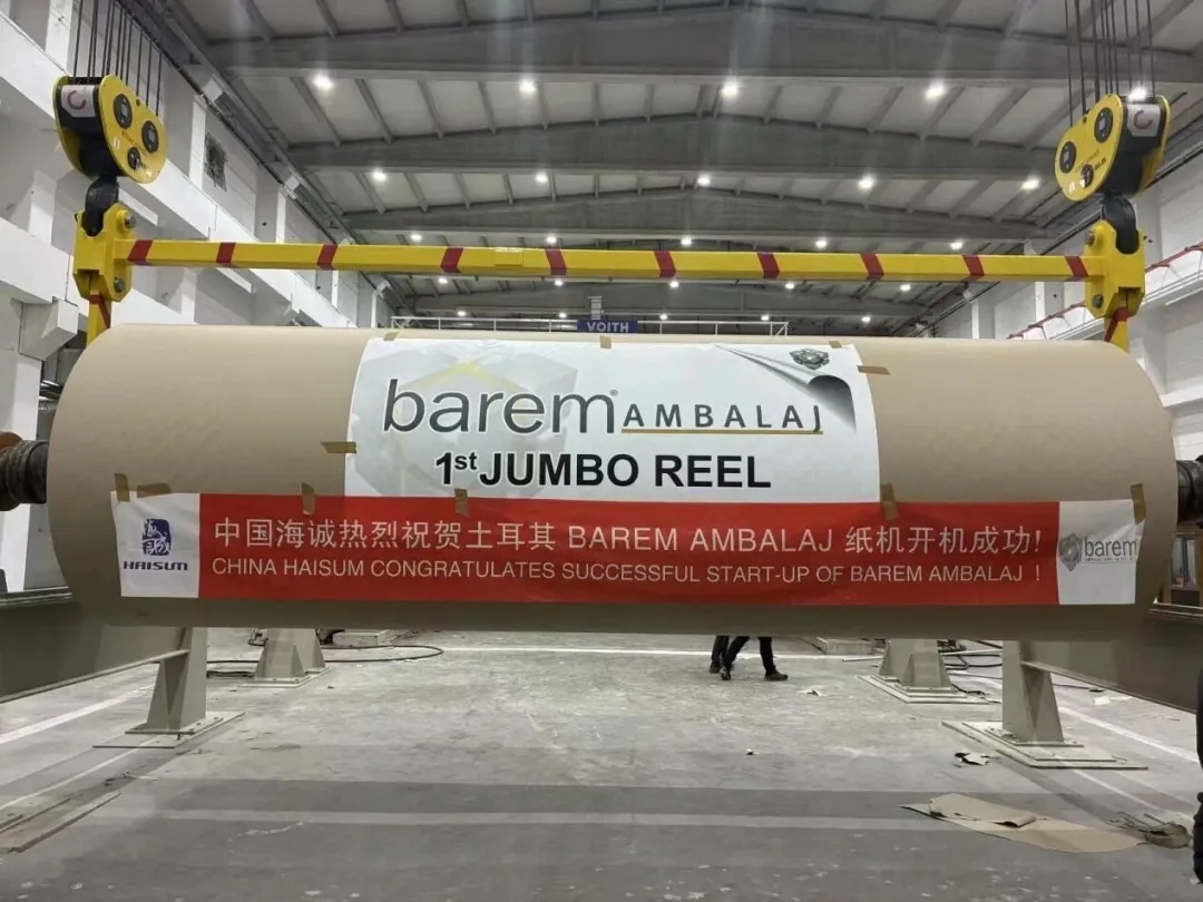 中国海诚上海本部总承包的土耳其BAREM包装纸项目成功开机