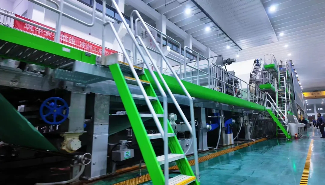 山东金蔡伦纸业PM19开机成功