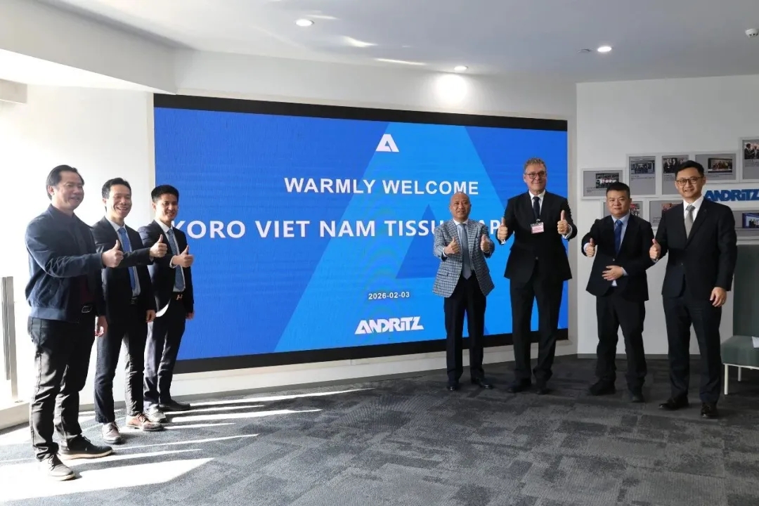 信任驱动合作升级，安德里茨将向越南Koro提供两条卫生纸机产线