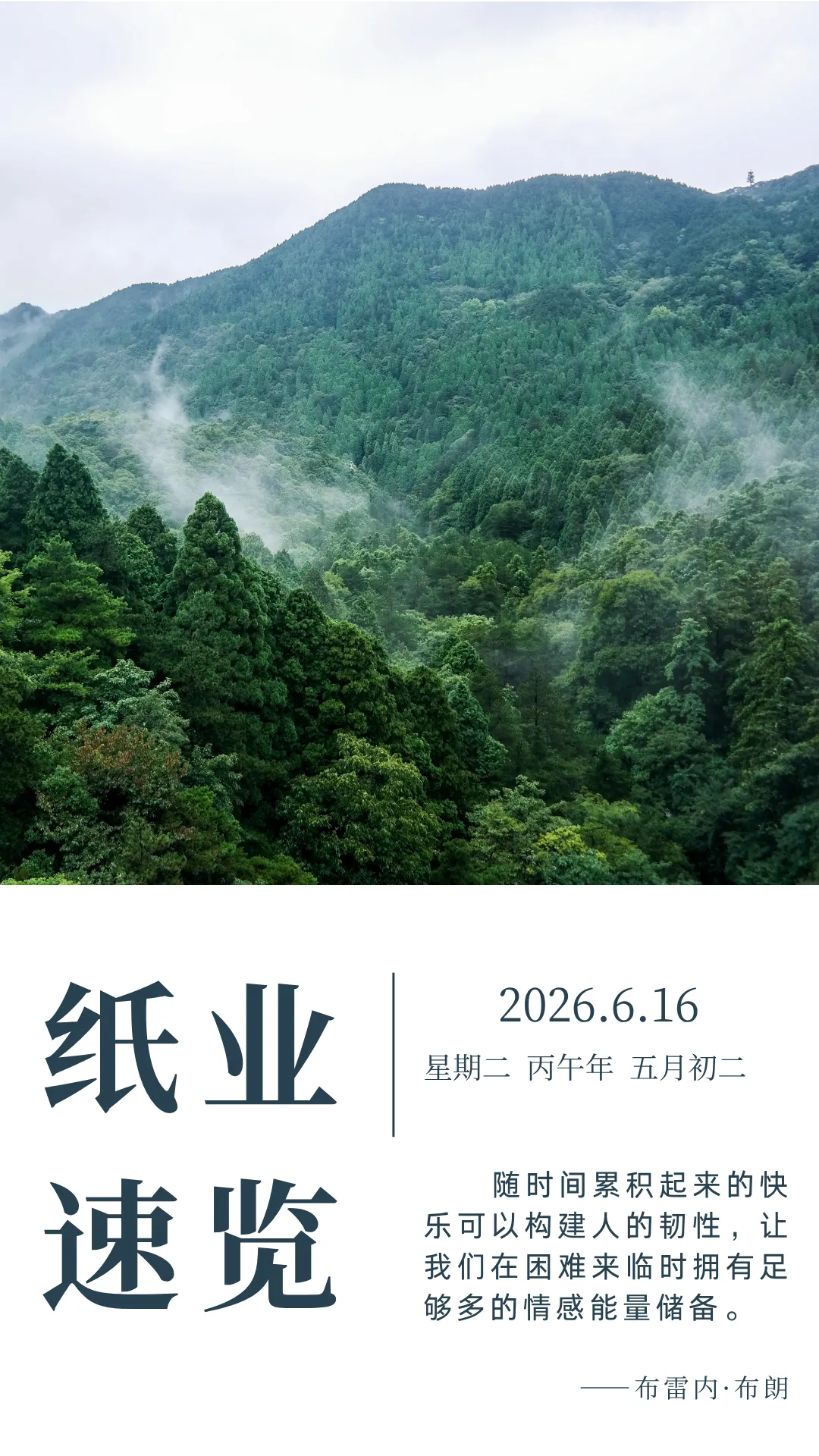 【周讯】纸业速览（6月16—23日）